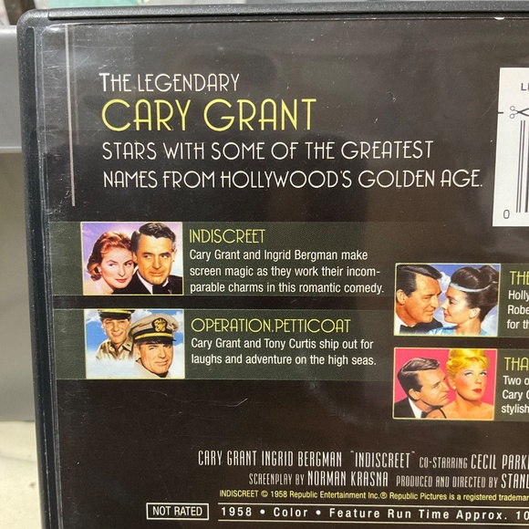 DVD - 4 disc collectors set Cart Grant.   V144 - Picture 3 of 8